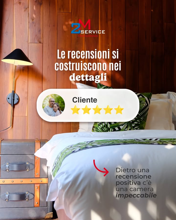 Una recensione a 5 stelle non nasce quando l'ospite lascia